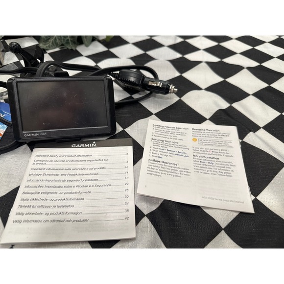 Garmin nüvi 255WT GPS Navigator System -  car map travel Tested & Complete - Picture 2 of 6